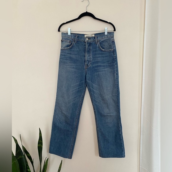Reformation *Cropped* Cynthia High-Rise Relaxed Fit Jeans - Picture 9 of 10